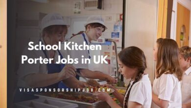School Kitchen Porter Jobs in UK