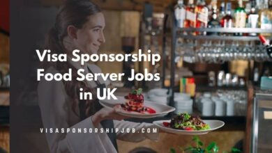 Visa Sponsorship Food Server Jobs in UK