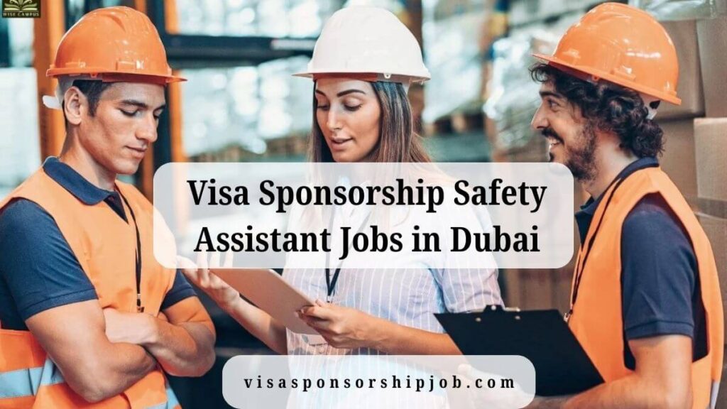 Visa Sponsorship Safety Assistant Jobs in Dubai
