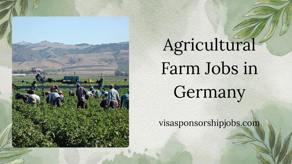 Agricultural Farm Jobs in Germany