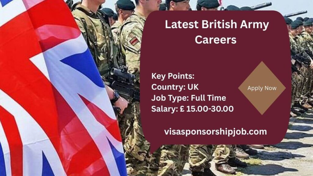 Latest British Army Careers