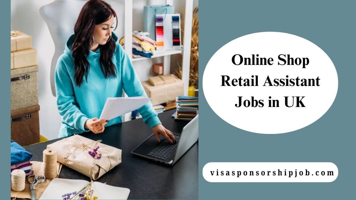 Online Shop Retail Assistant Jobs in UK