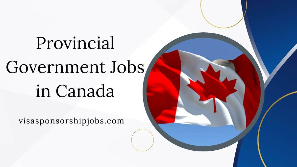 Provincial Government Jobs in Canada