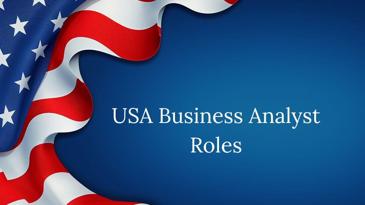 USA Business Analyst Roles