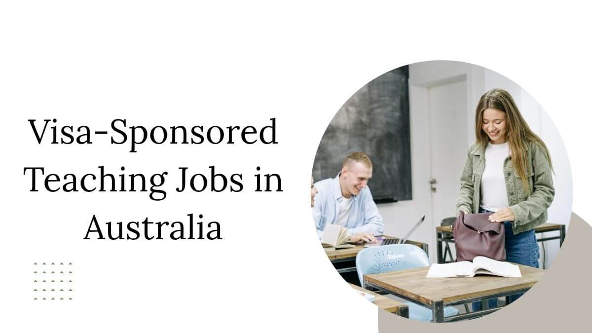 Visa-Sponsored Teaching Jobs in Australia