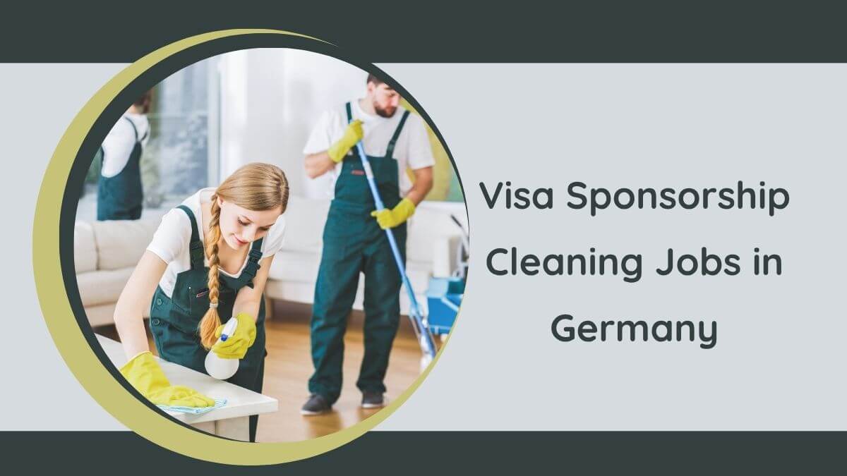 Visa Sponsorship Cleaning Jobs in Germany