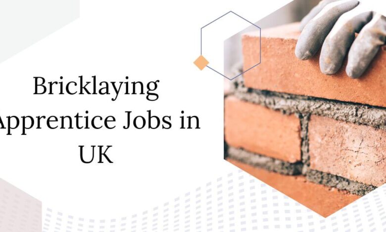 Bricklaying Apprentice Jobs in UK