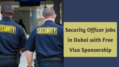 Security Officer Jobs in Dubai with Free Visa Sponsorship