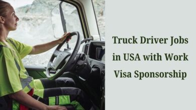 Truck Driver Jobs in USA with Work Visa Sponsorship